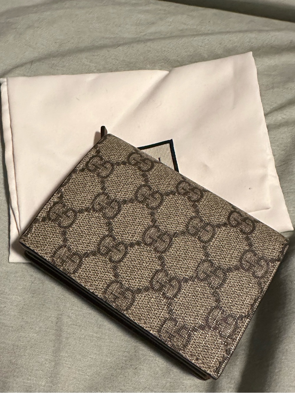 Gucci Brown Leather Card Case Wallet - Picture 6 of 7